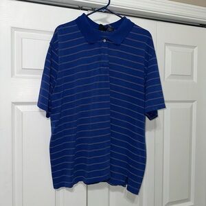 Bugle Boy Royal Blue Striped Polo